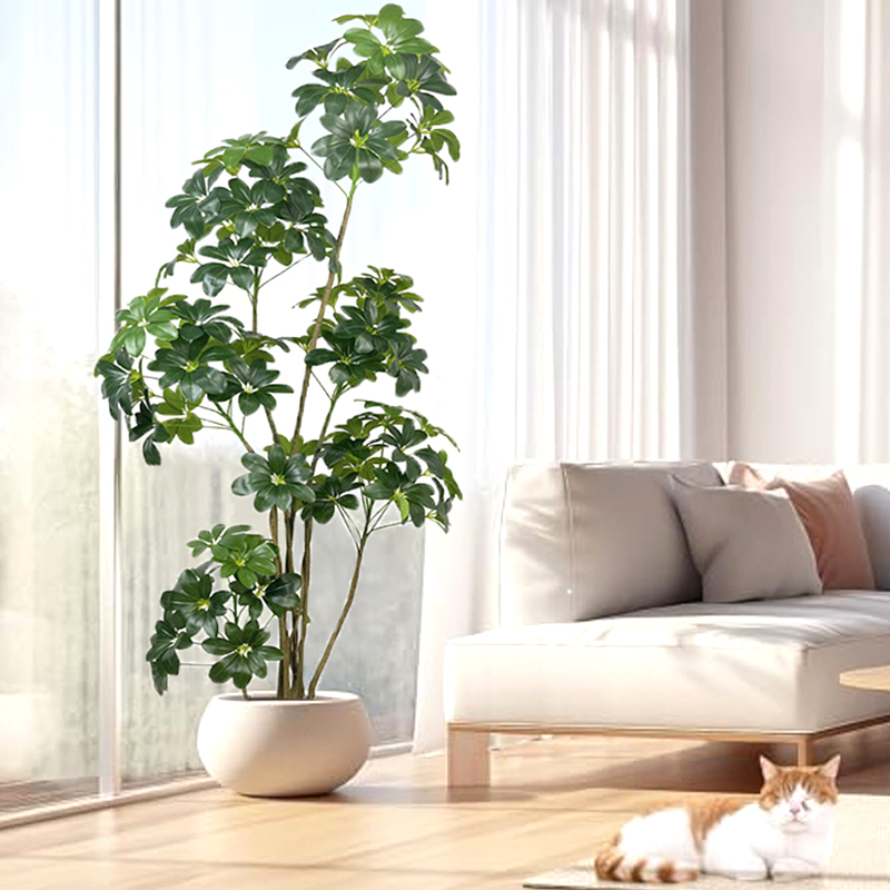 Dracaena Marginata - 74in Tropical Tree Large Artificial Ficus