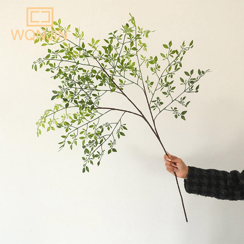 Dracaena Marginata - Artificial Flower Green Plant Nandina Silicone