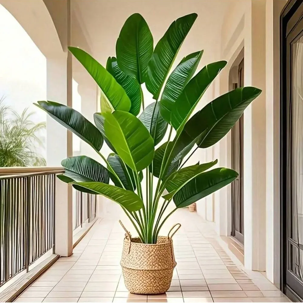 Monstera Adansonii - 1pc 18 Leaves Artificial Plants Large