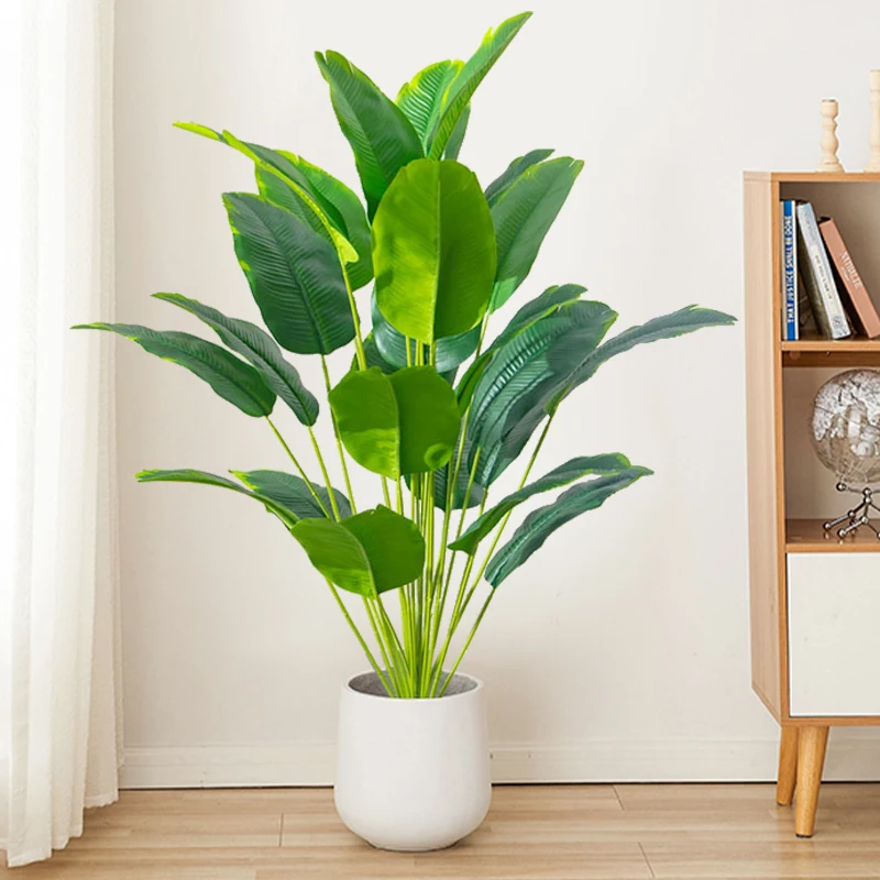 Monstera Adansonii - 1pc Artificial Plants Large Tropical Palm