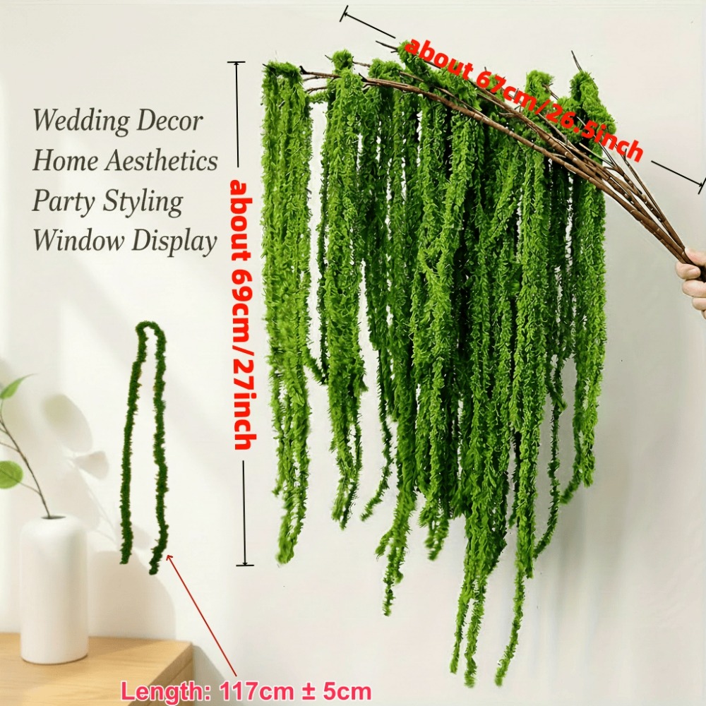 4 Piece Set Artificial Amarant - Monstera Adansonii recension och pris