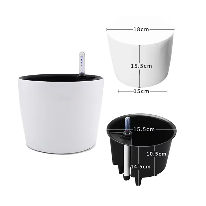 1PC Indoor Plastic Flowerpot S - Aloe Vera Pot recension och pris