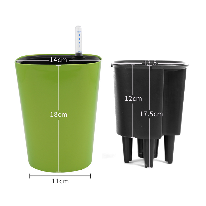 1PC Indoor Plastic Flowerpot S - Aloe Vera Pot recension och pris