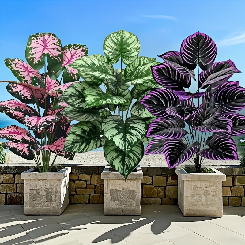 3pcs 60cm  Large Artificial Gr - Monstera Adansonii recension och pris
