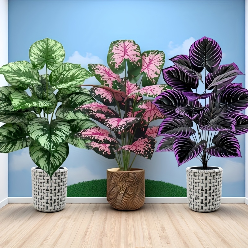 3pcs 60cm  Large Artificial Gr - Monstera Adansonii recension och pris