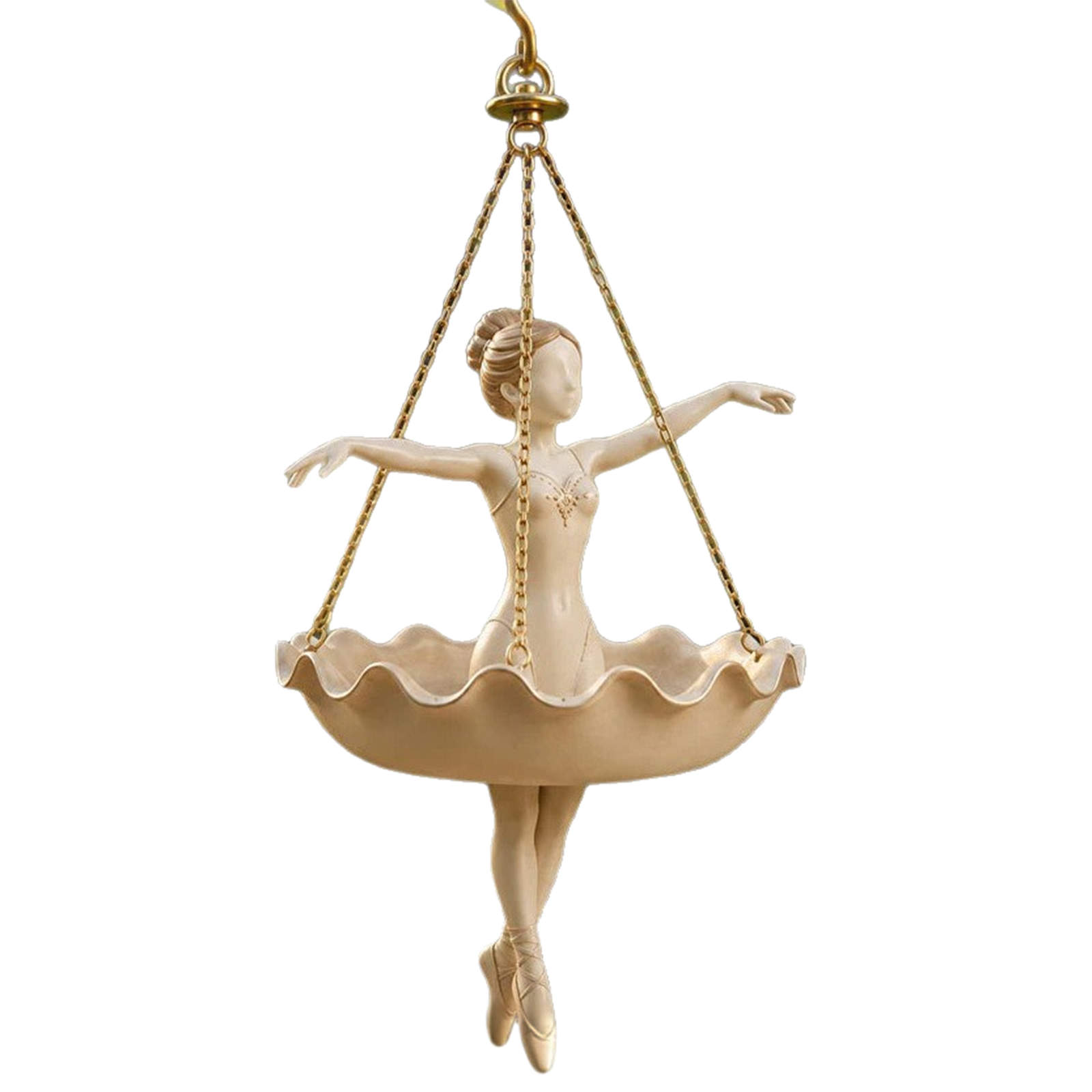 Resin Ballet Dancer Hanging Pl - Spider Plant Hanging recension och pris