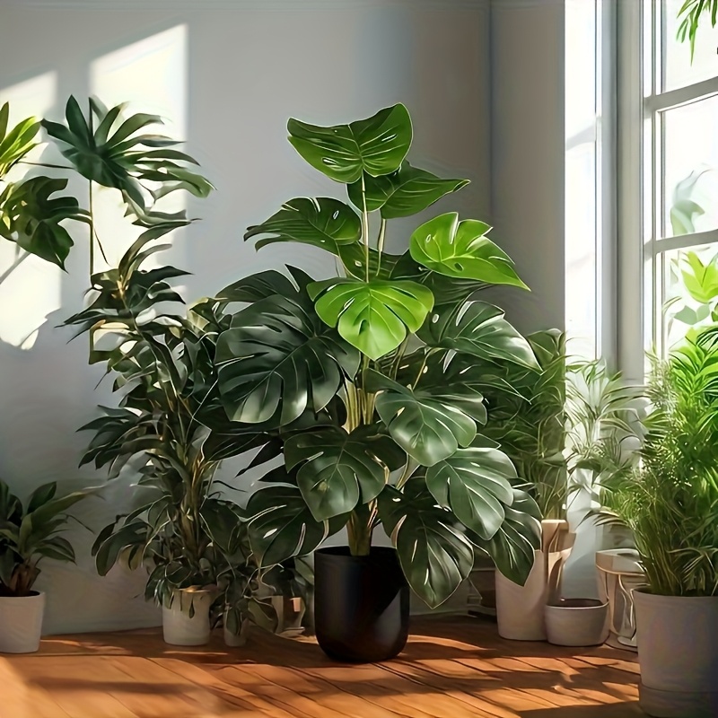 Artificial Monstera Palm Tree  - Monstera Adansonii recension och pris