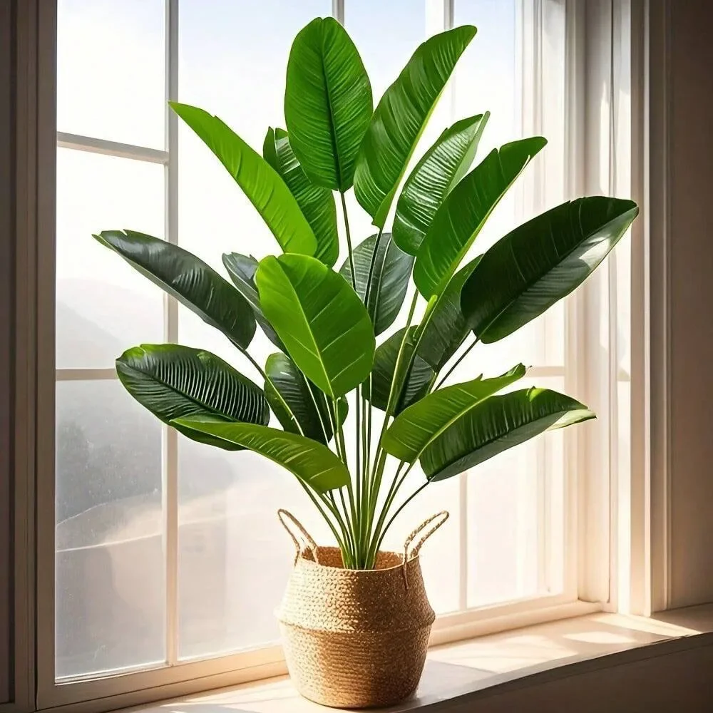 1pc 18 Leaves Artificial Plant - Monstera Adansonii recension och pris