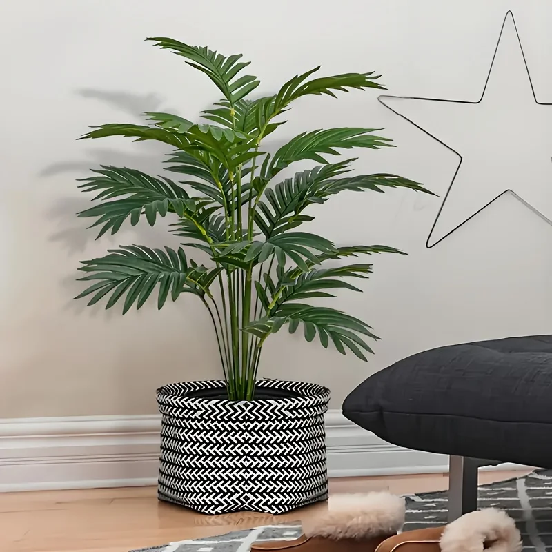 2pcs Green 24Leaves Artificial - Monstera Adansonii recension och pris