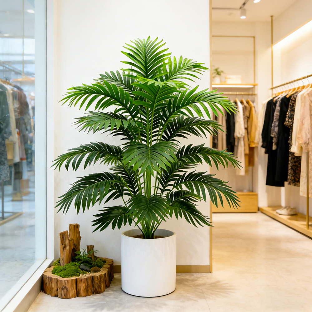60-80cm Tall Artificial Palm T - Monstera Adansonii recension och pris