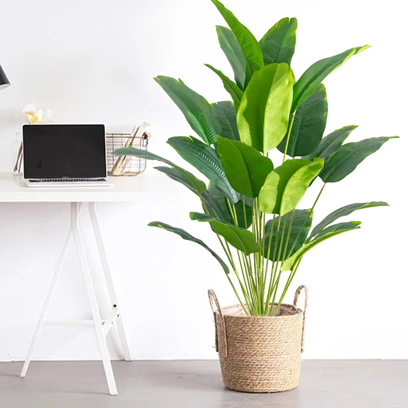 1pc Artificial Plants Large Tr - Monstera Adansonii recension och pris