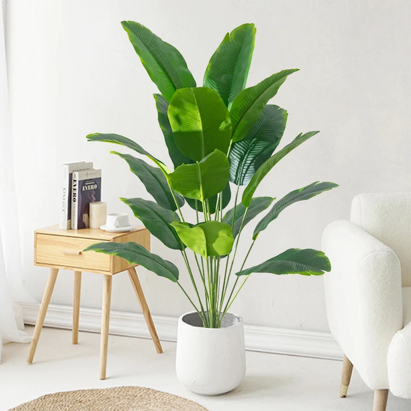 1pc Artificial Plants Large Tr - Monstera Adansonii recension och pris
