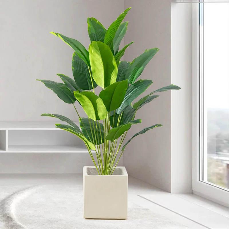 1pc Artificial Plants Large Tr - Monstera Adansonii recension och pris